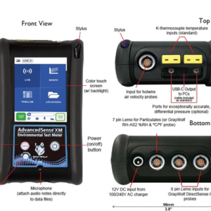 AdvancedSense XM Environmental Test Meter